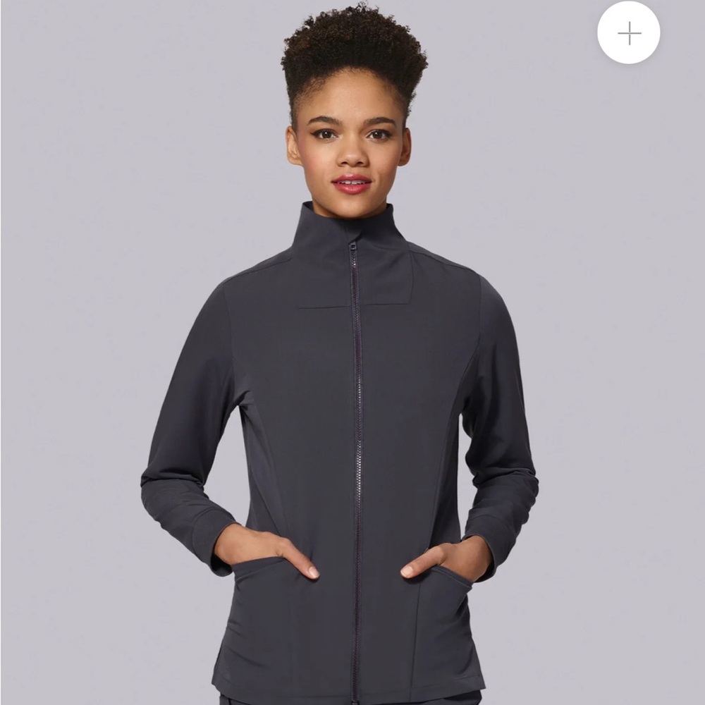 Mandala scrub zip up jackets.